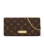 Louis Vuitton Wallet On Chain Lily M82509 Brown